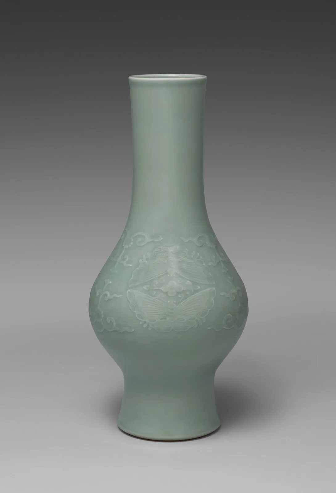 Flower Vase with Butterflies