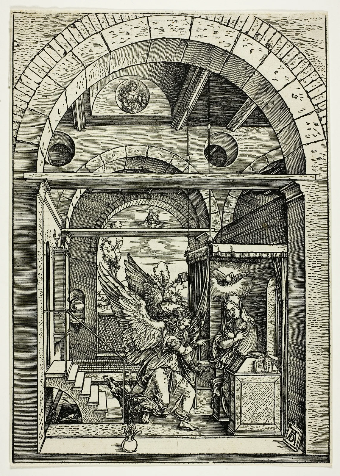 The Annunciation, from The Life of the Virgin