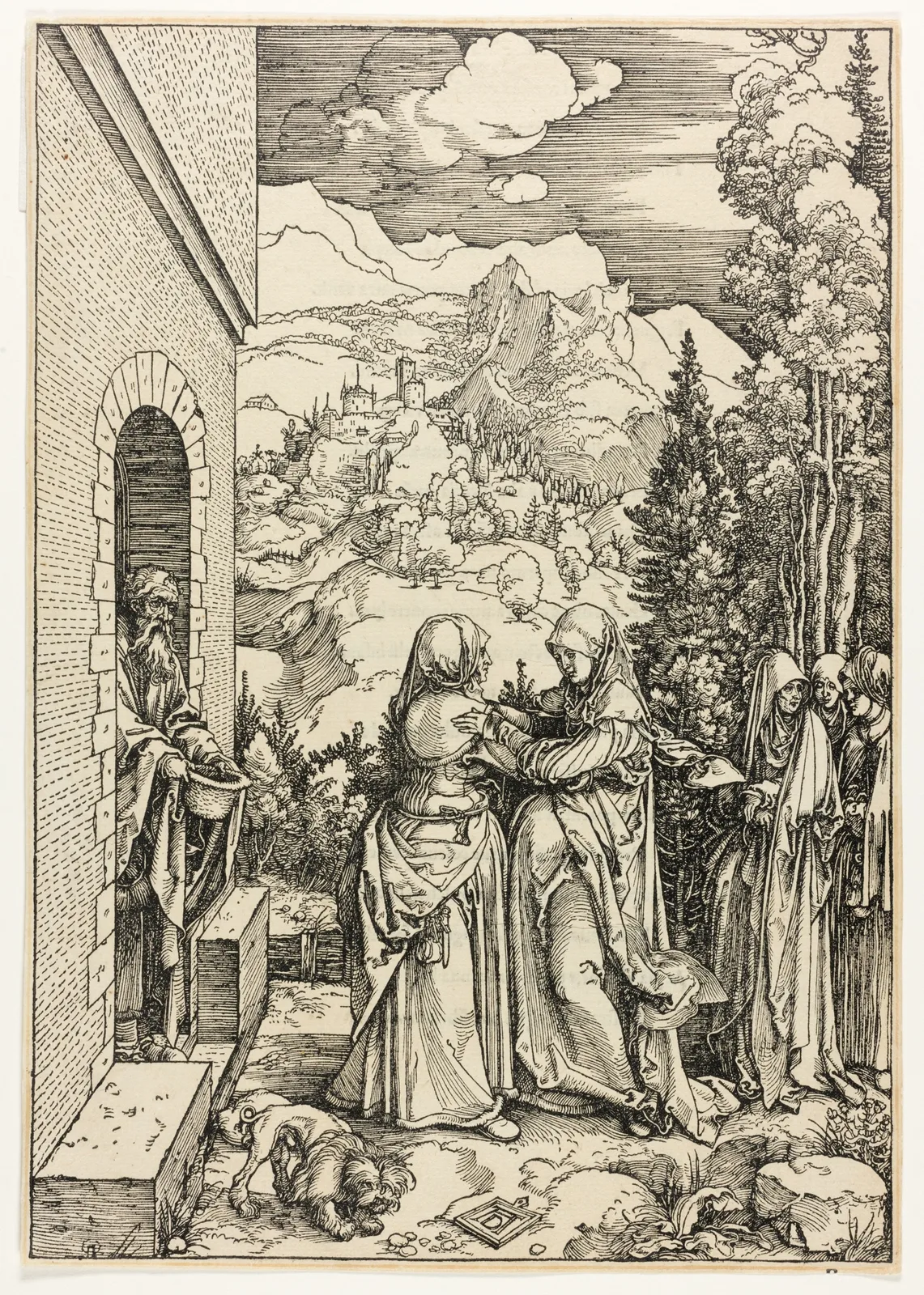The Visitation, from The Life of the Virgin