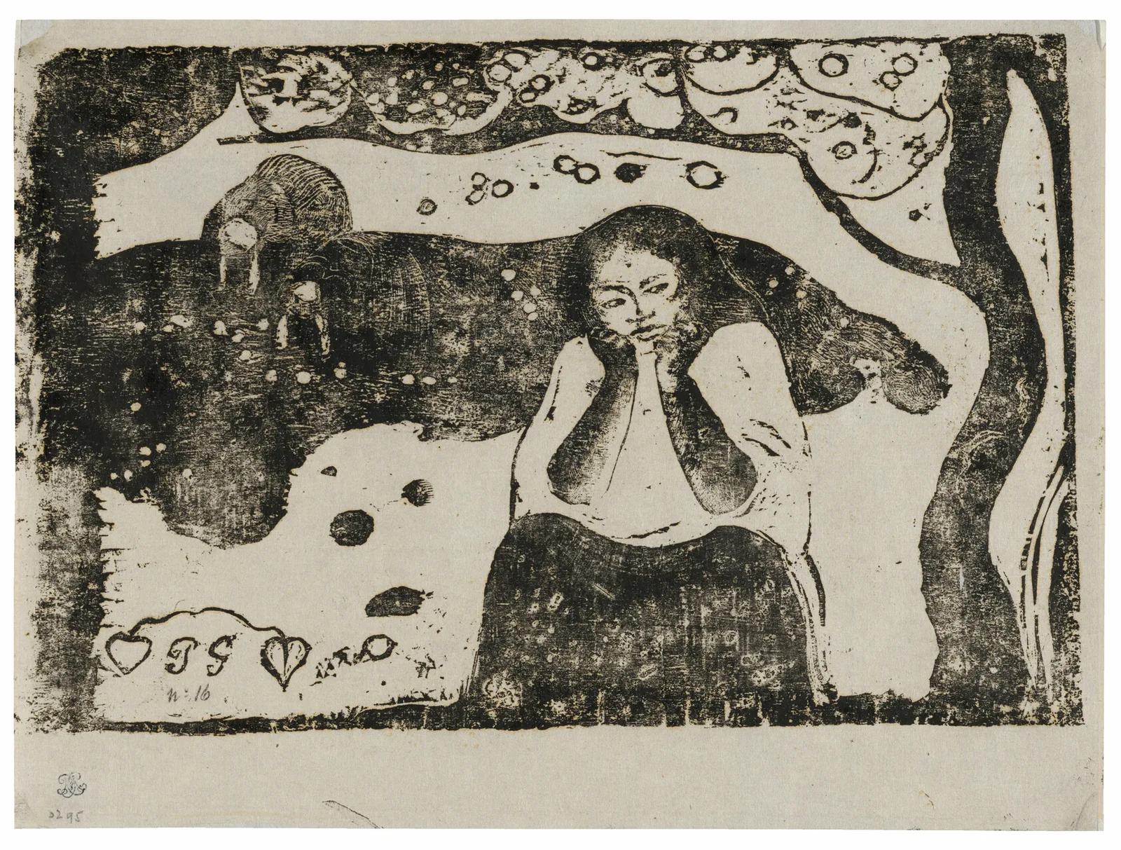 Human Miseries, from the Suite of Late Wood-Block Prints