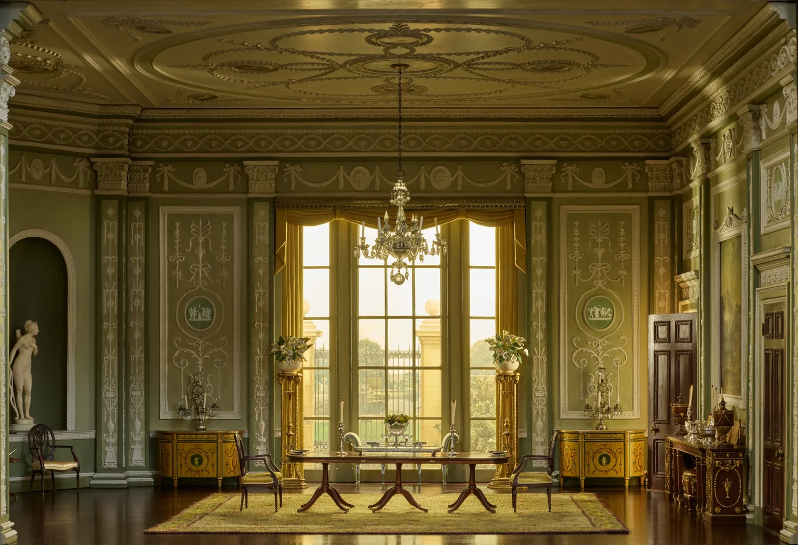 E10: English Dining Room of the Georgian Period, 1770–90