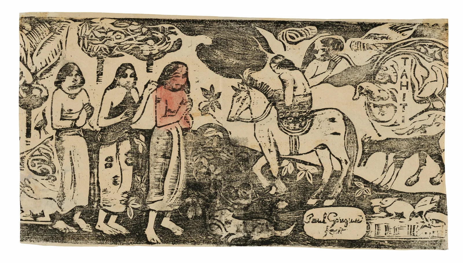 Change of Residence, from the Suite of Late Wood-Block Prints