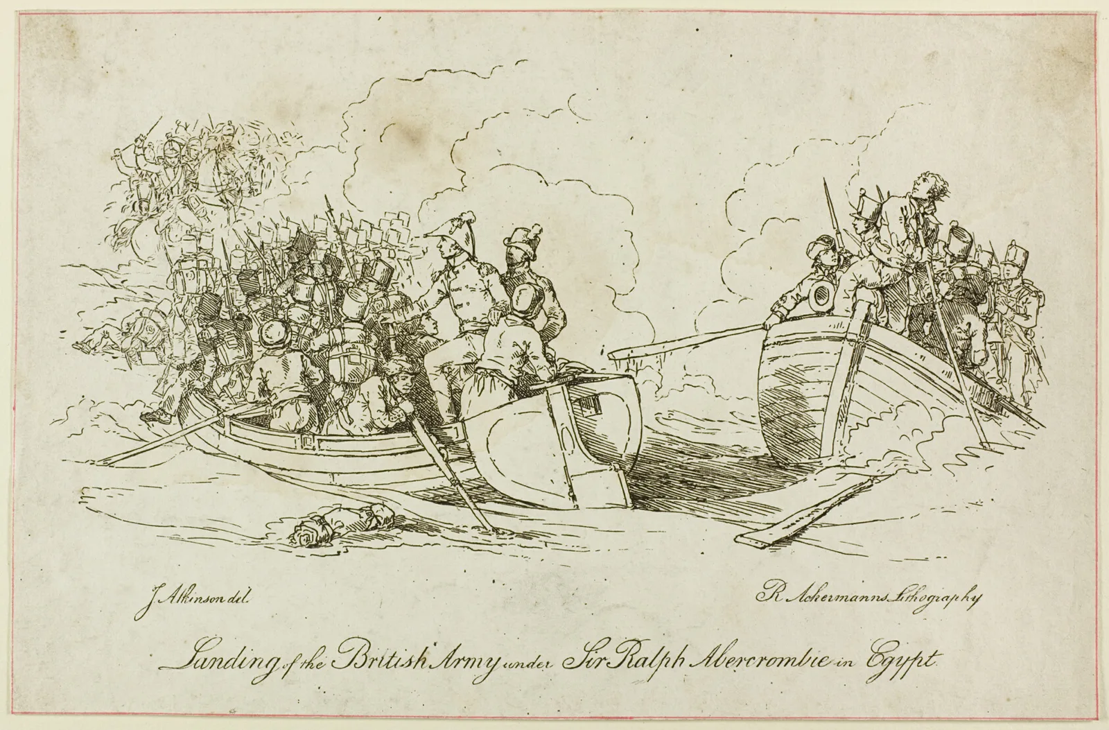 Landing of British Army under Abercrombie