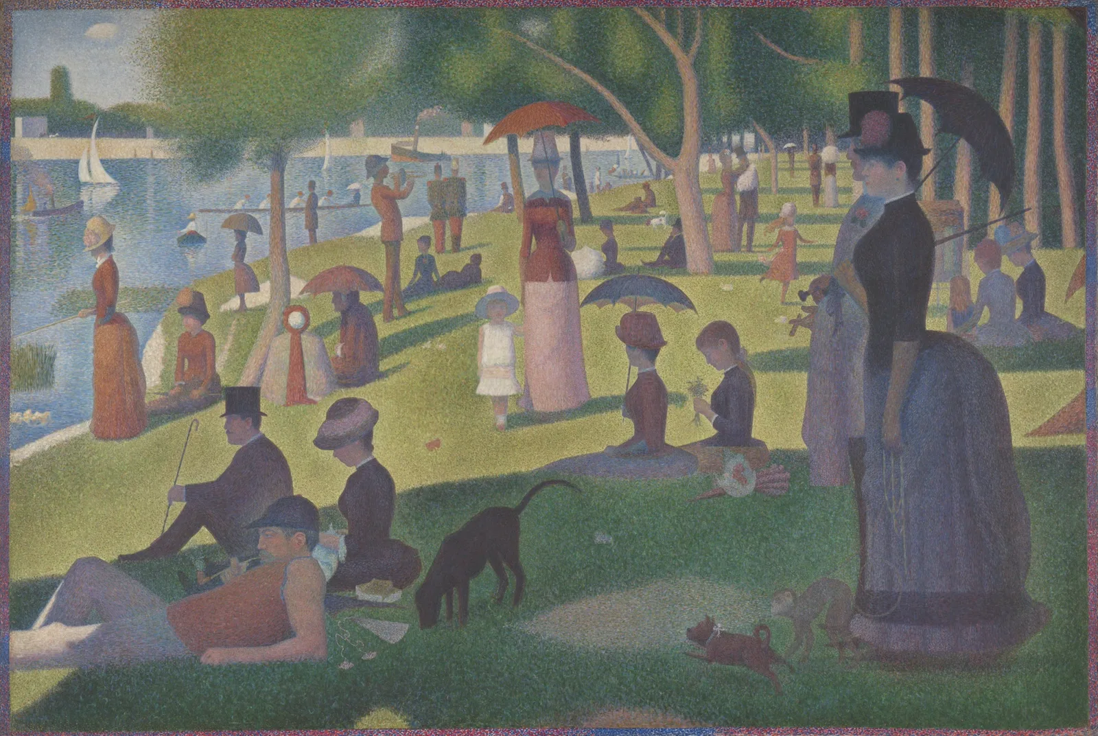 A Sunday on La Grande Jatte — 1884