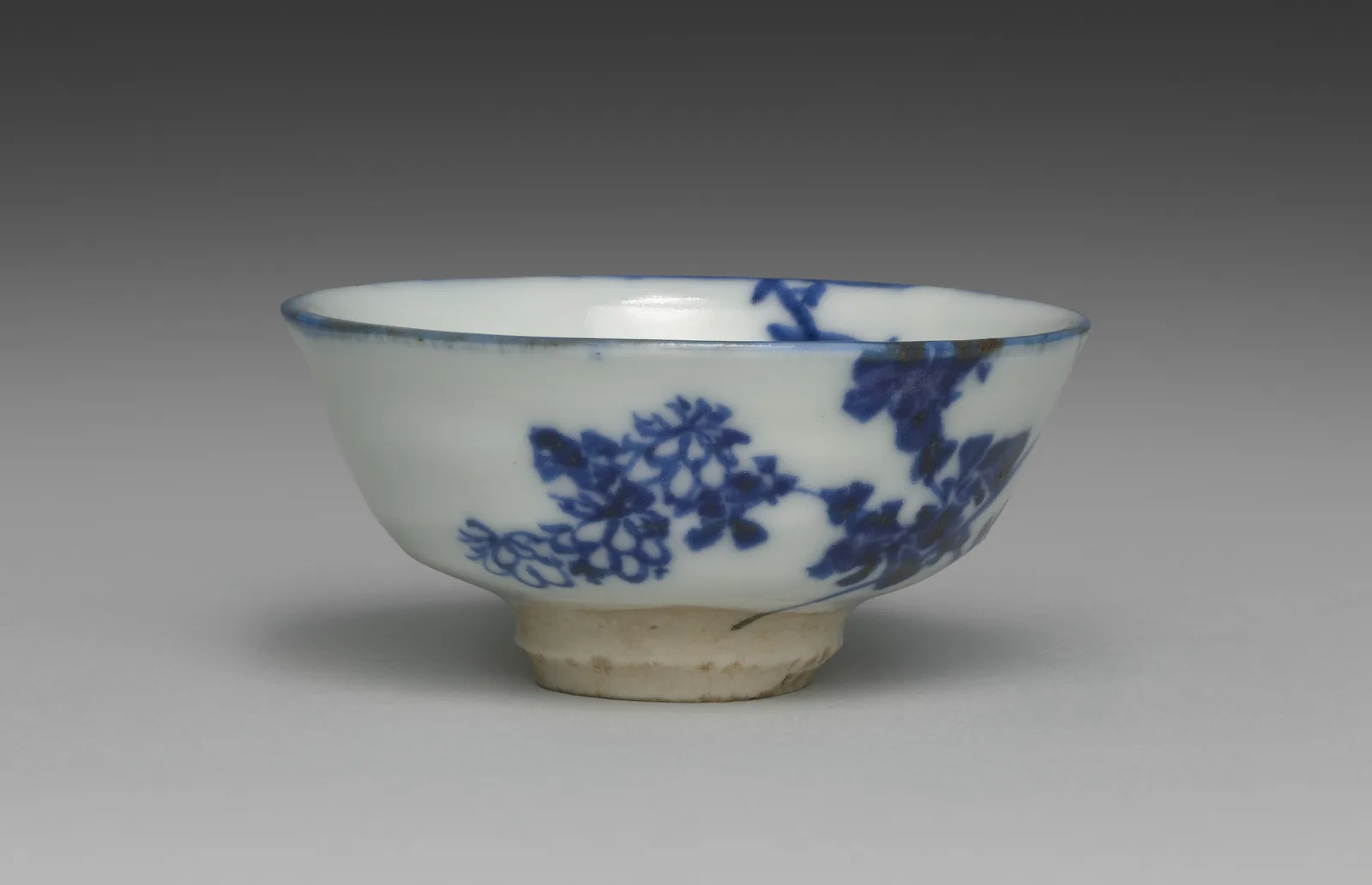 Sake Cup with Auspicious Plants