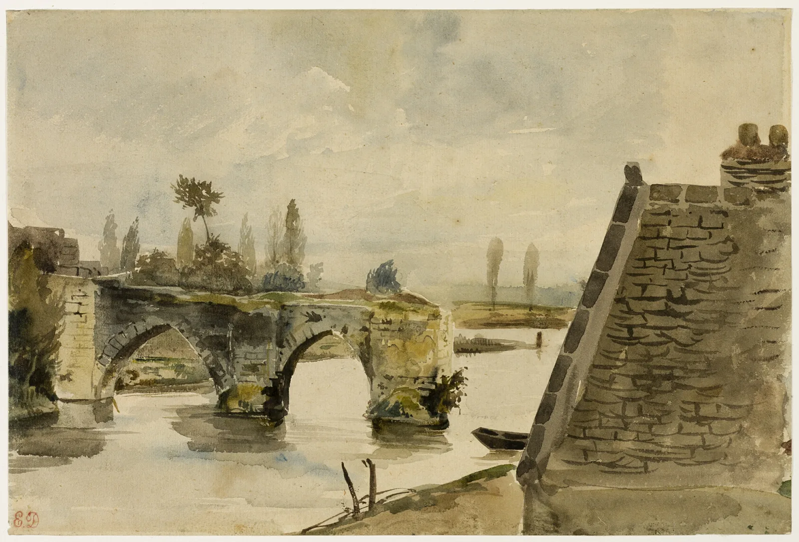 The Old Bridge at Mantes