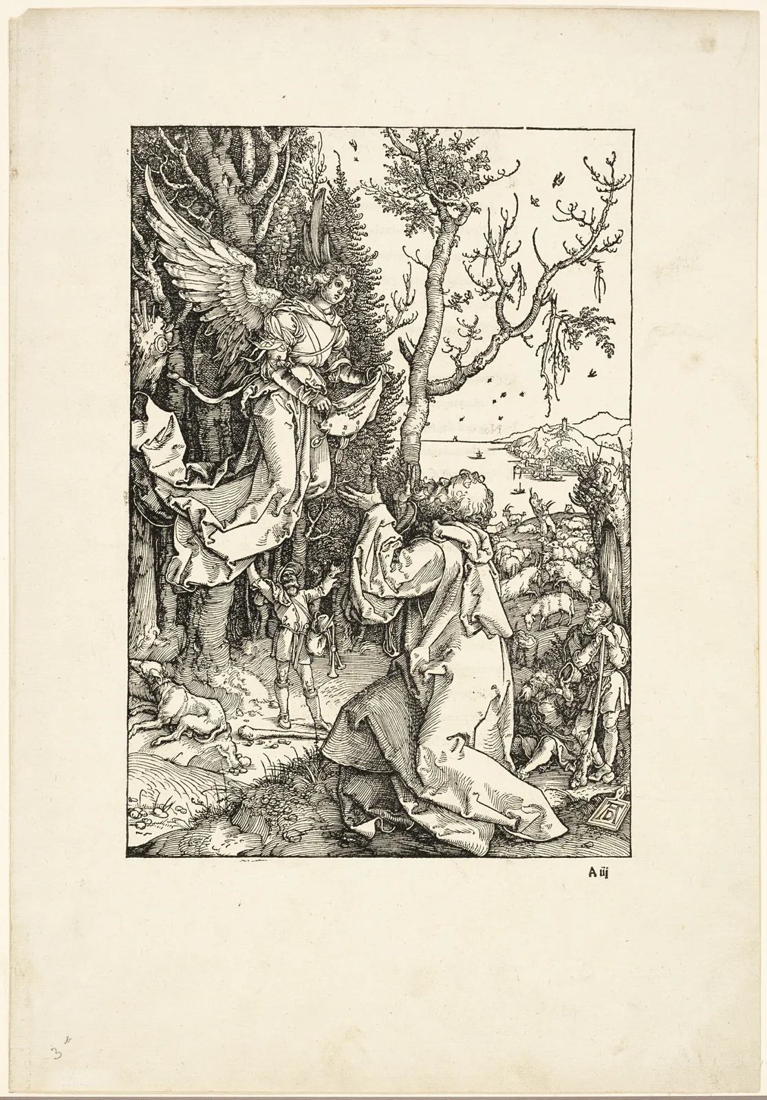Joachim and the Angel, from The Life of the Virgin