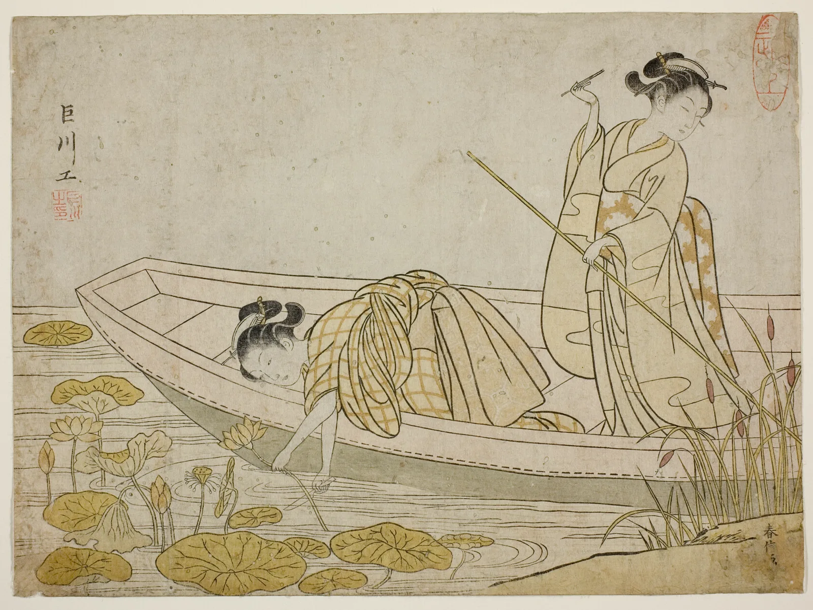 Gathering Lotus Flowers
