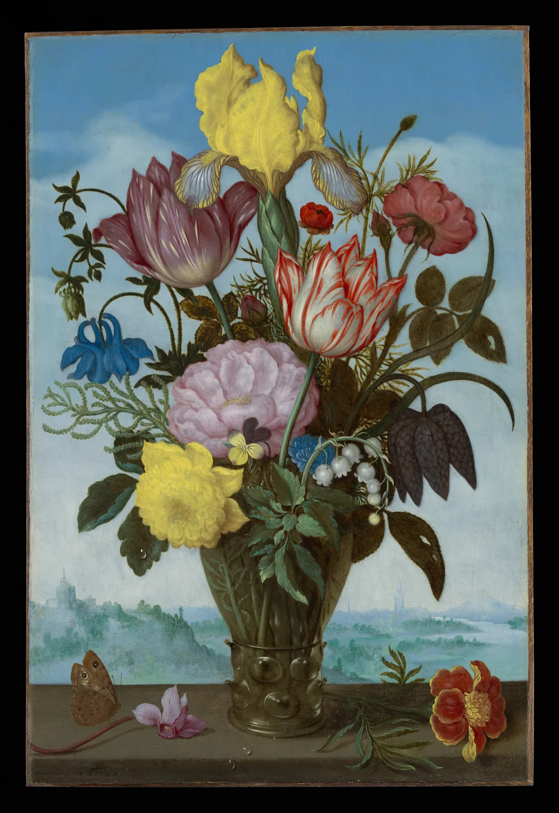 Bouquet of Flowers in a Roemer