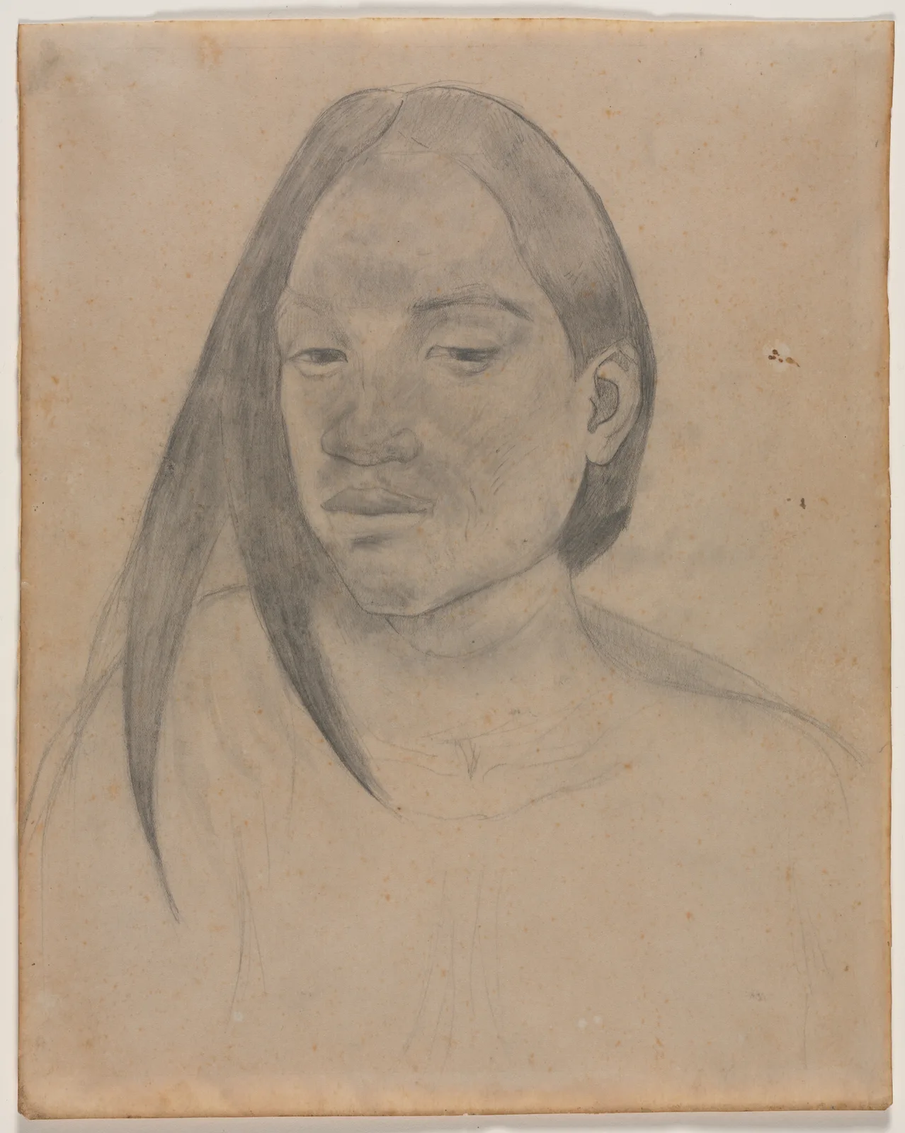Head of a Tahitian Woman