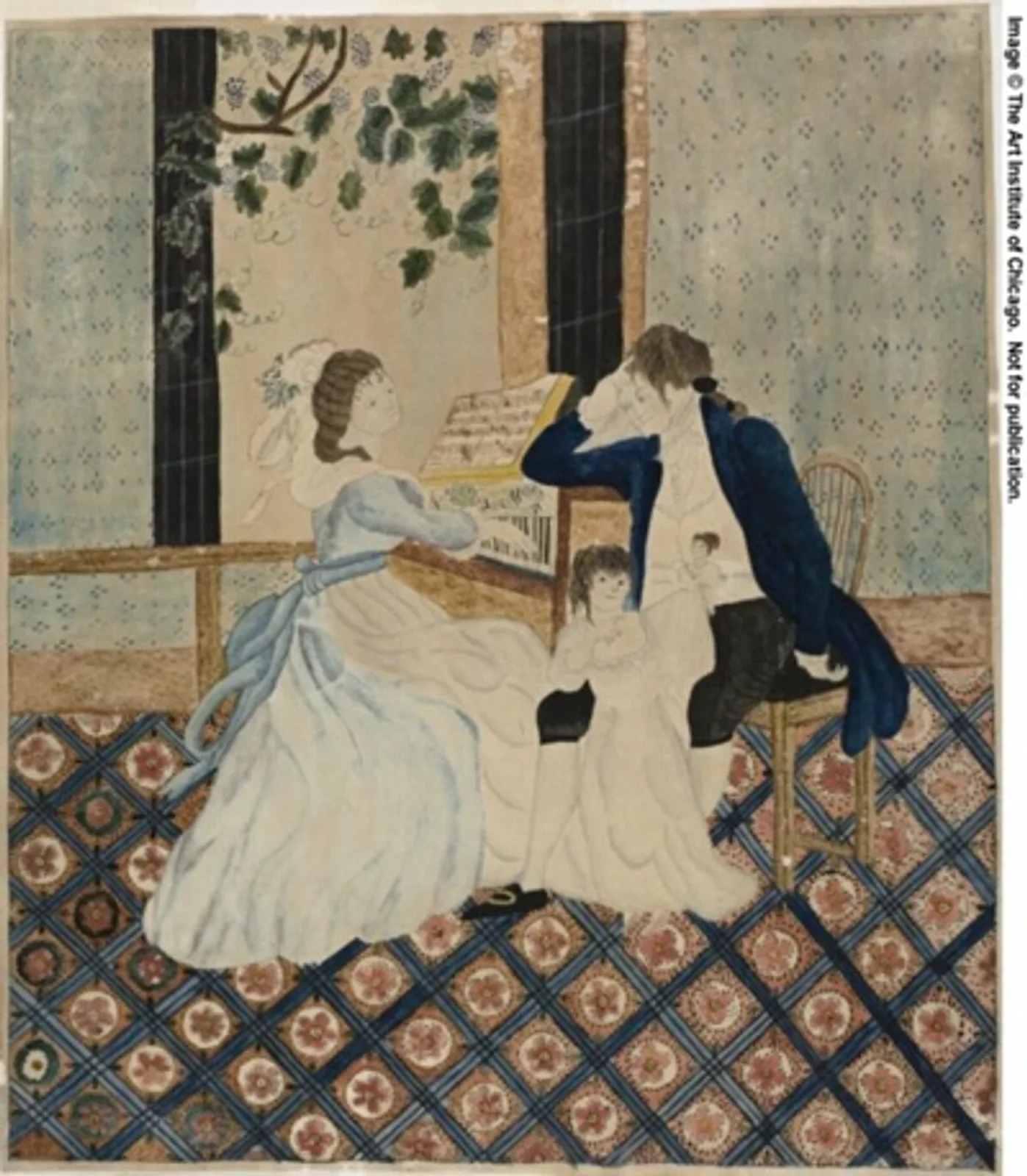 Family Group at Piano