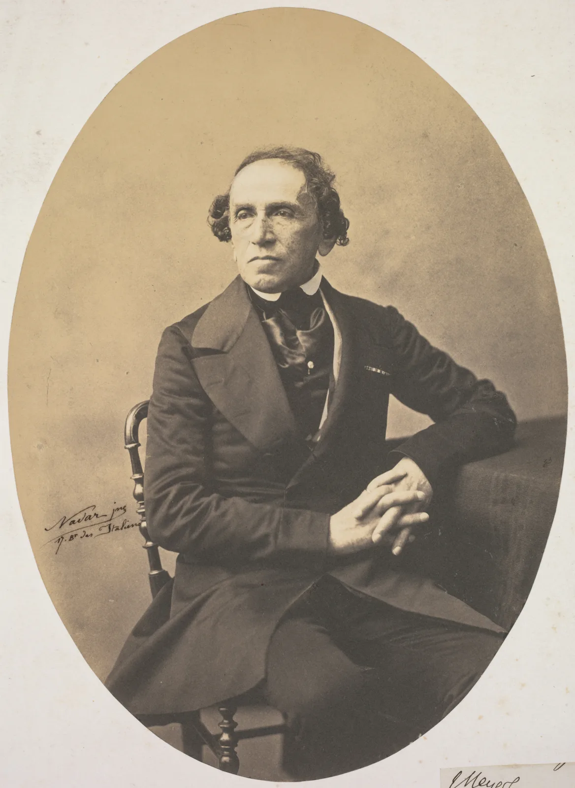 Portrait of Giacomo Meyerbeer (1791–1864)